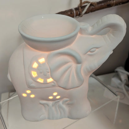 Electric Wax Burner – Ceramic Elephant