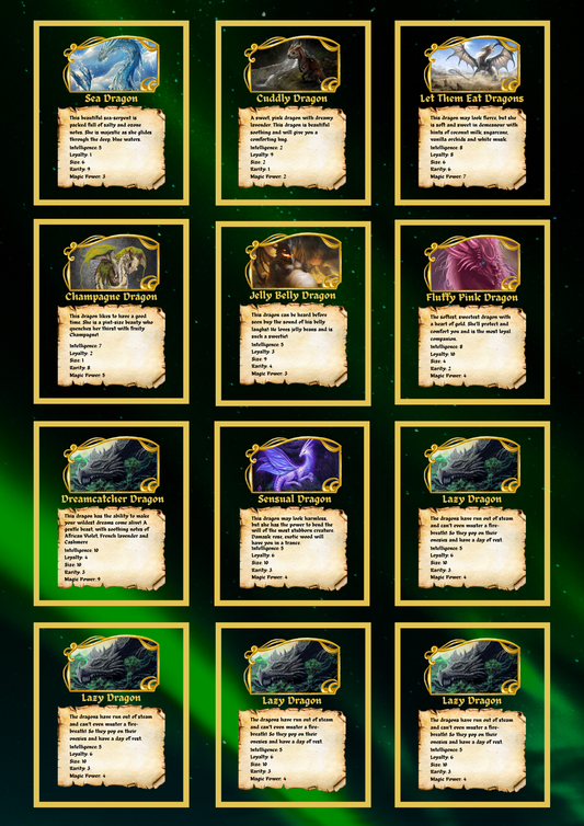 Hoard Of Dragons Part One Card Set