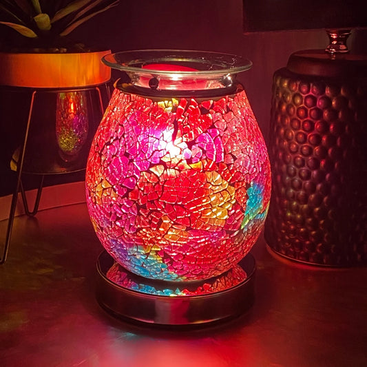 Touch Mosaic Multi-colour Electric Melt Warmer