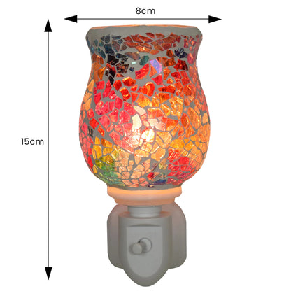 Wax Melt Burner Plug In - Glistening Rainbow Mosaic