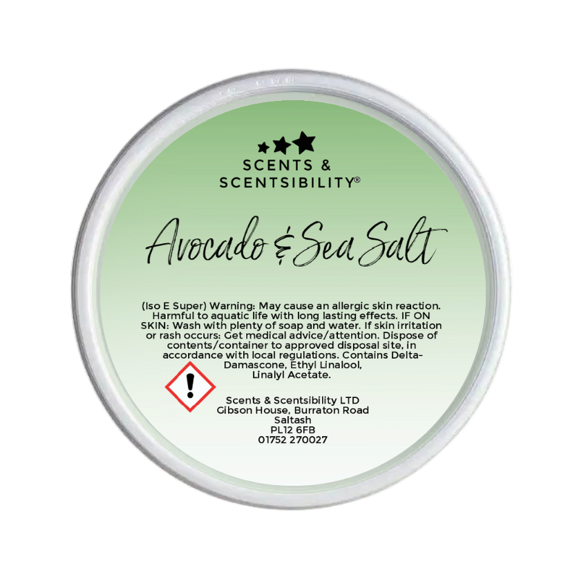 Avocado & Sea Salt Segment Pot Wax Melt