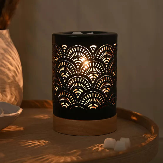 Black Lace Aroma Lamp Electric Wax Warmer