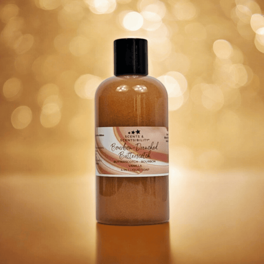 Bourbon-Drenched Butterscotch 4-In-1 Liquid Soap