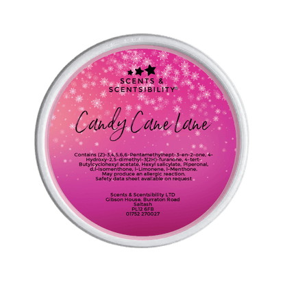 Candy Cane Lane Segment Pot Wax Melt