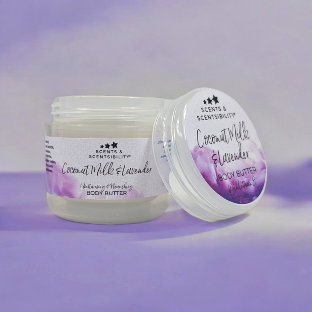 Coconut Milk & Lavender Mini Body Butter