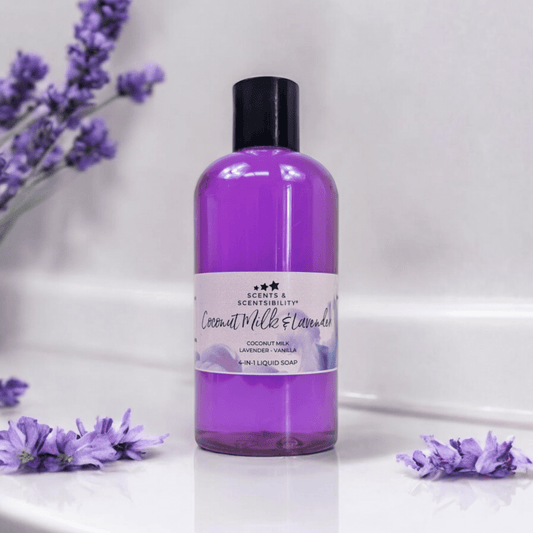 Coconut Milk & Lavender 4-In-1 Liquid Soap