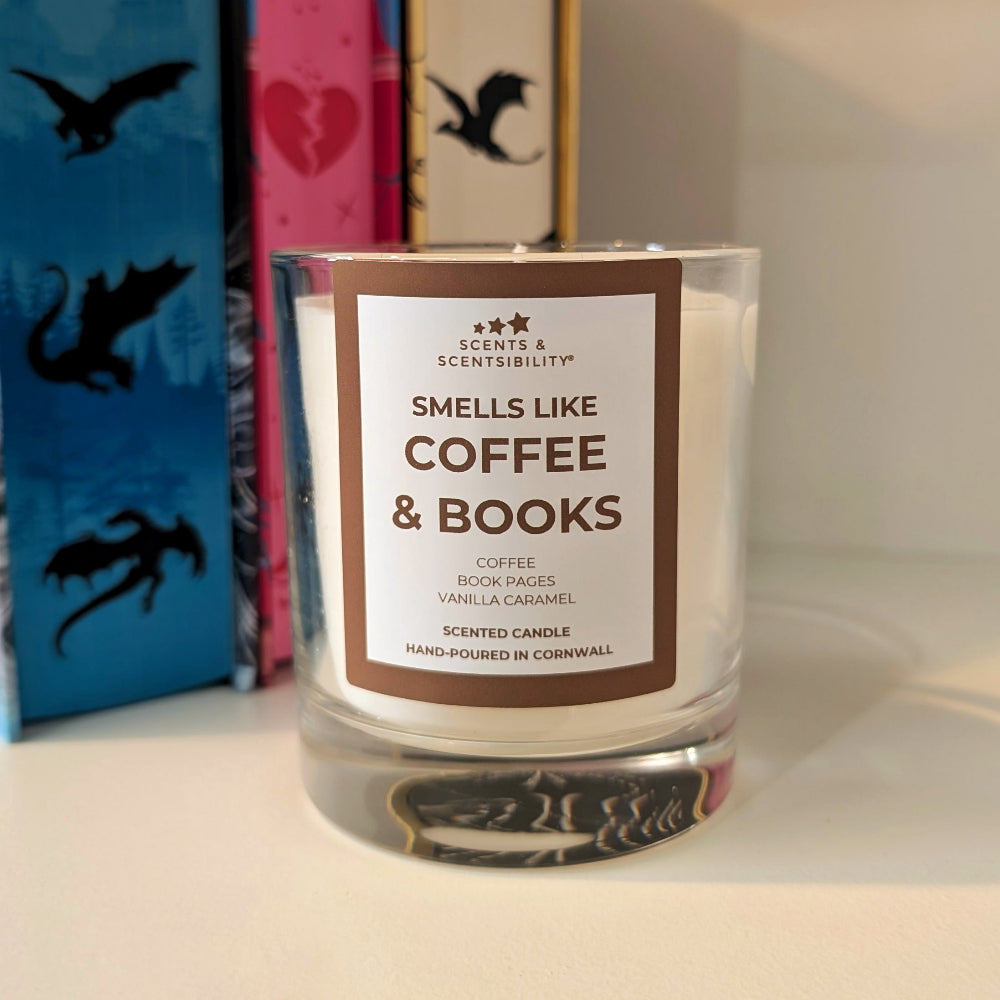 Coffee & Books Bookish Candle