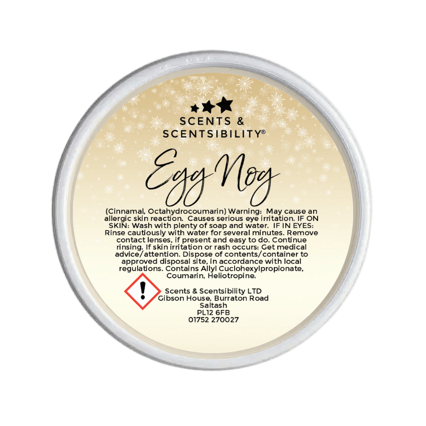 Egg Nog Segment Pot Wax Melt