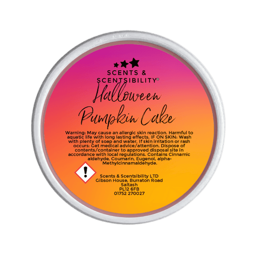 Halloween Pumpkin Cake Segment Pot Wax Melt