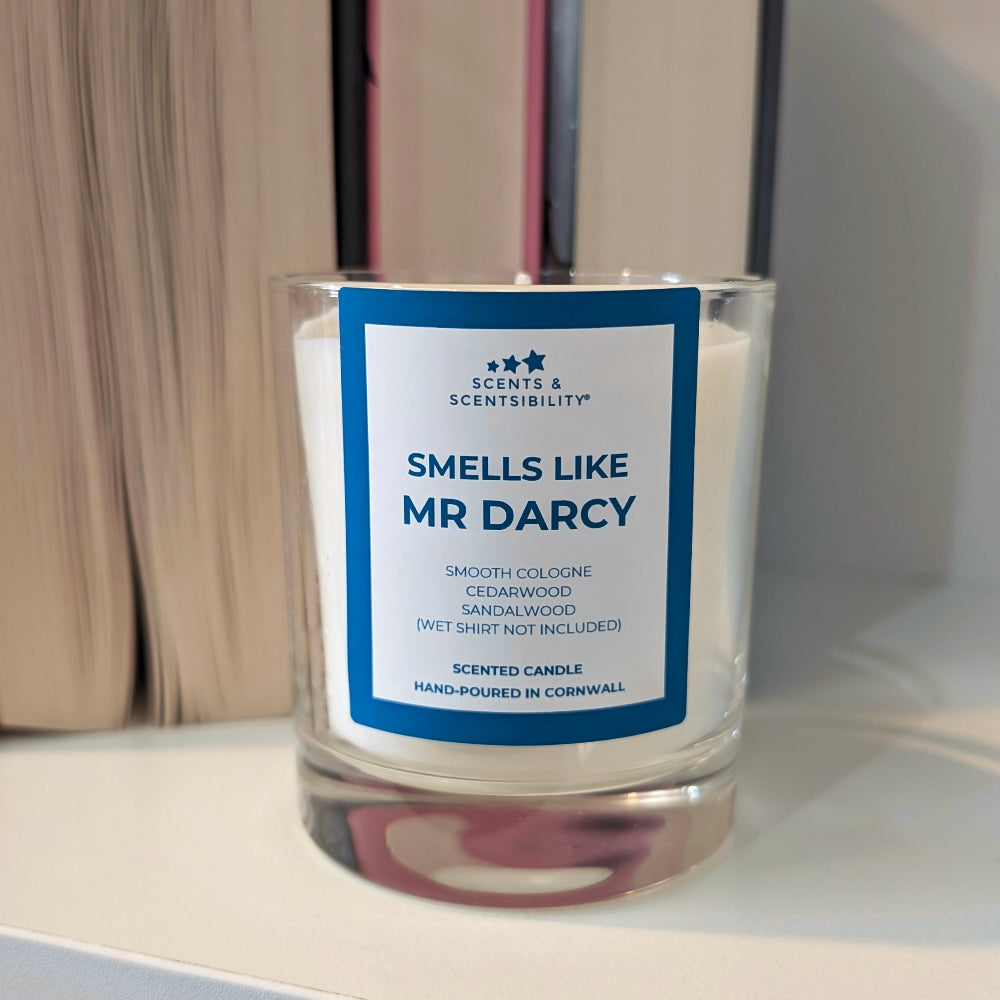 Mr Darcy Book-Inspired Candle