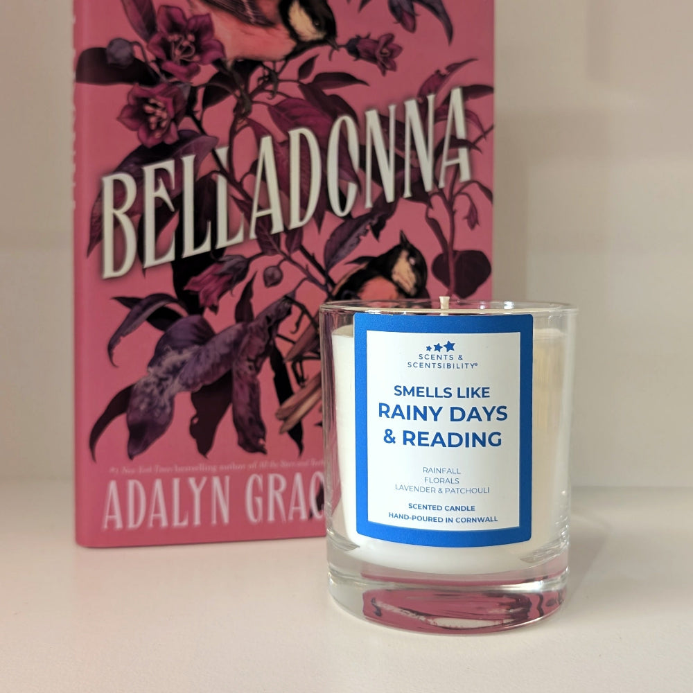 Rainy Days & Reading Book-Inspired Candle