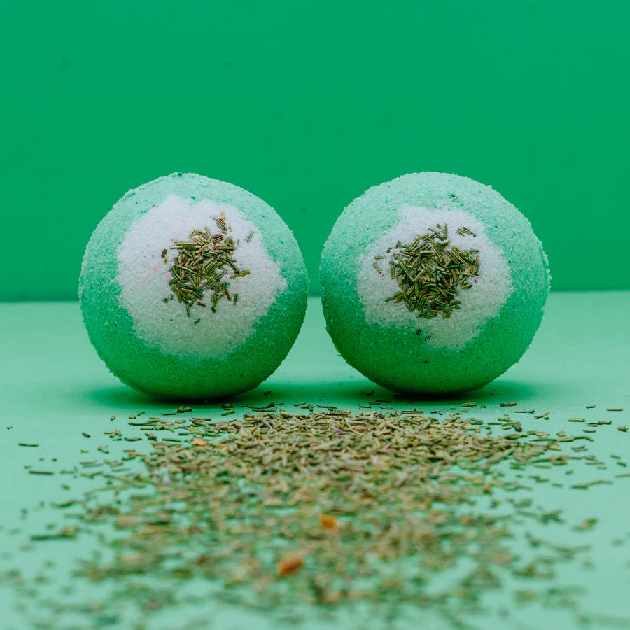 Rosemary & Peppermint Essential Oil Bath Bomb