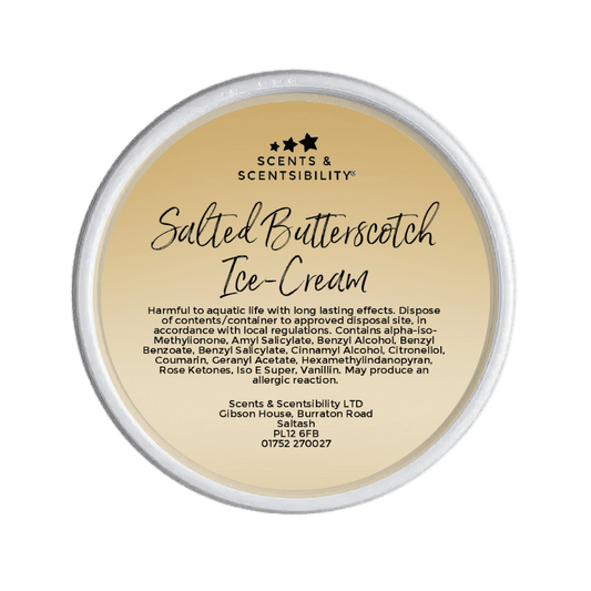 Salted Butterscotch Ice-Cream Segment Pot Wax Melt