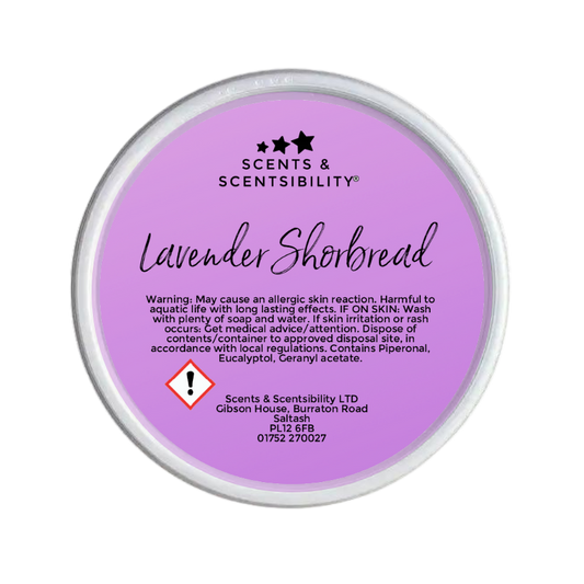 Lavender Shortbread Signature Blended 2oz Wax Melt Scent Shot 