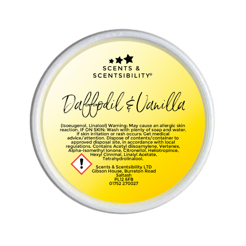 Daffodil & Vanilla 2oz Scent Shot Wax Melt