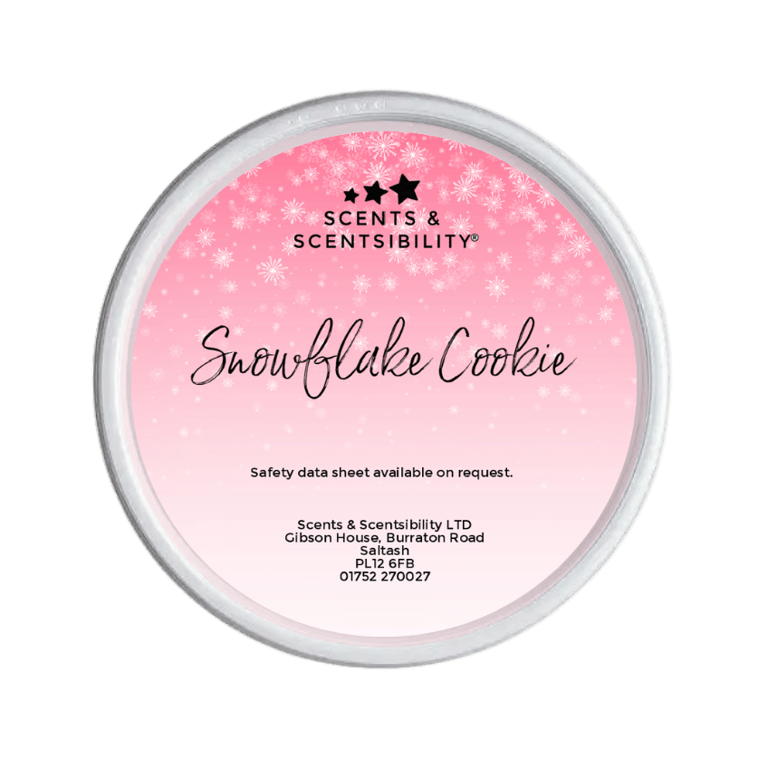 Snowflake Cake Segment Pot Wax Melt