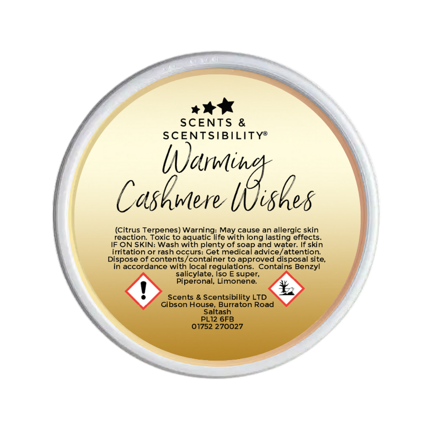 Warming Cashmere Wishes Blended 2oz Wax Melt Scent Shot