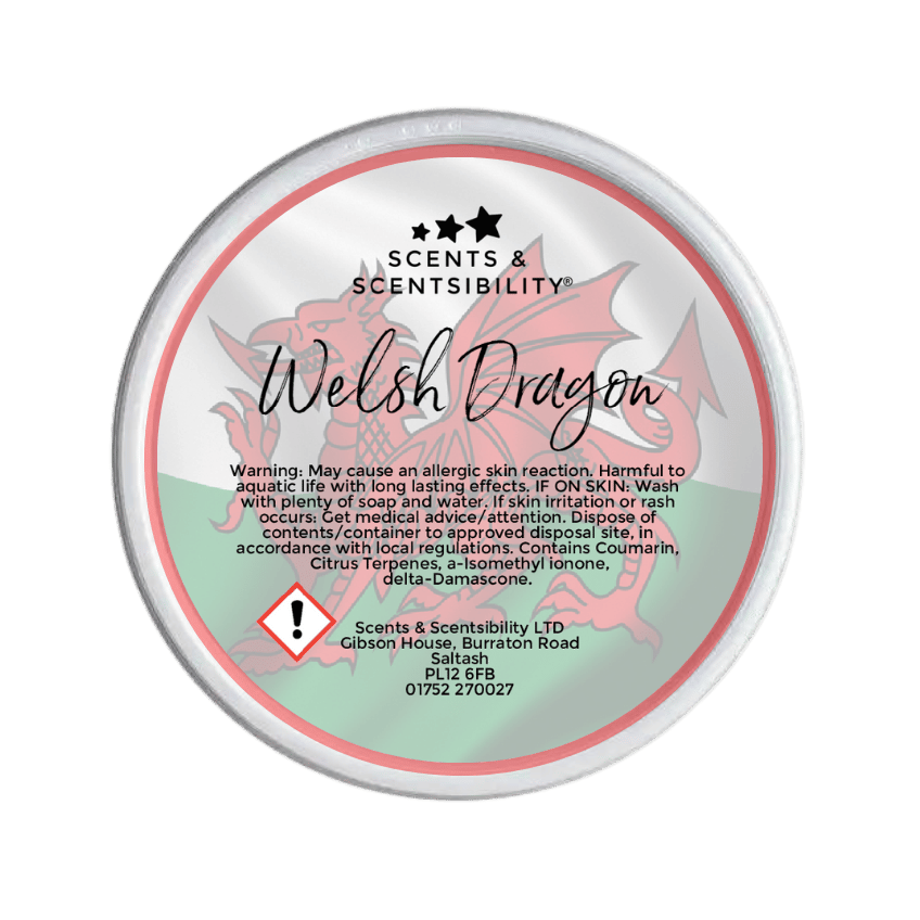 Welsh Dragon Segment Pot Wax Melt