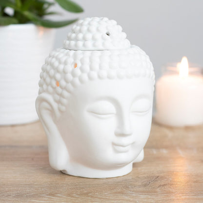 White Buddha Wax and Oil Burner