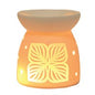 Ceramic White Wax Melt Warmer - Lotus